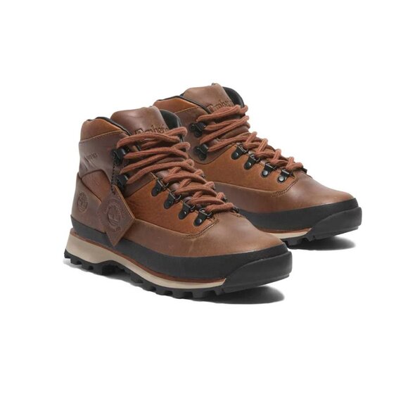 TIMBERLAND Euro Hiker Rust / Black Mid GORE-TEX Waterproof Boot MENS 9 Trail NEW - Picture 13 of 16